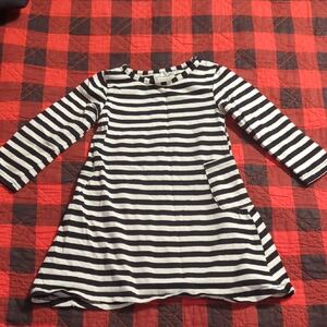 Honeydew Black and White A-Line Dress